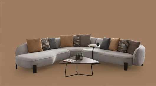 Product img 2, Venüs Ahşap Ayaklı Modern Köşe Koltuk Takımı